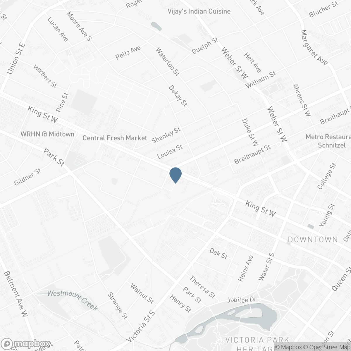5 WELLINGTON Street S Unit# 210, Kitchener, Ontario N2G 0E3